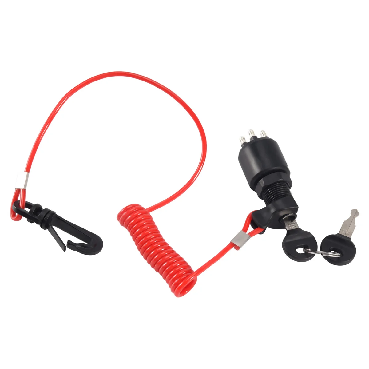 Замок предохранительного ремешка ключа зажигания в сборе для OMC BRP 1996 Up Johnson Evinrude