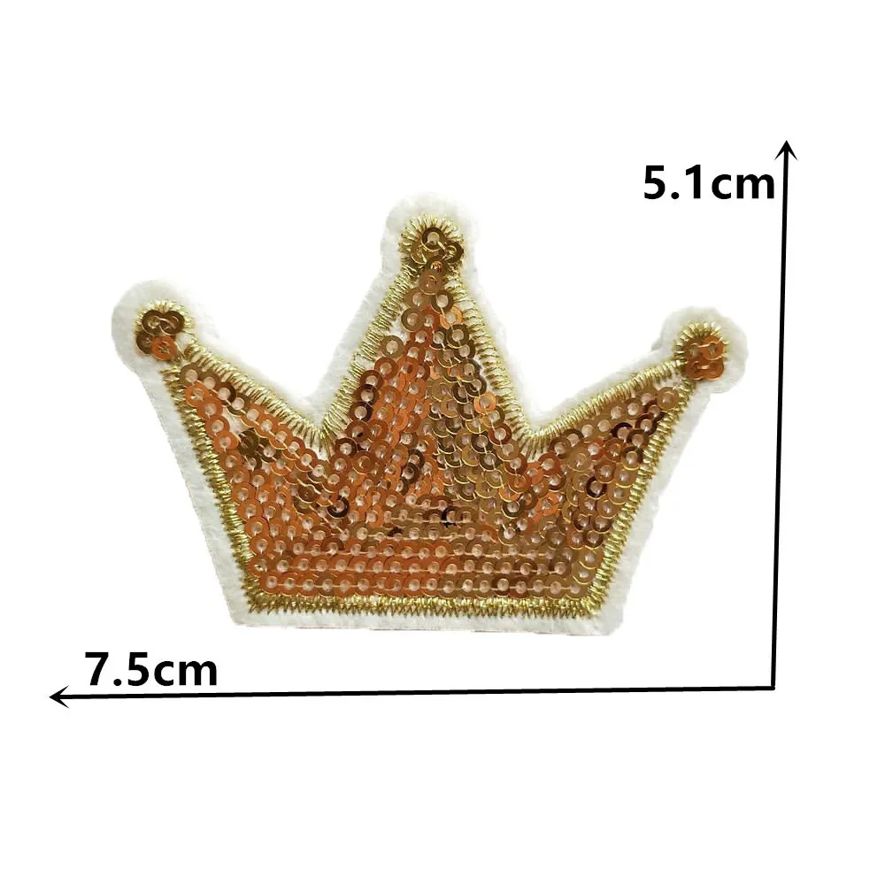 Алмазная корона Блестящий Узор стильная тканевая нашивка украшение сделай сам