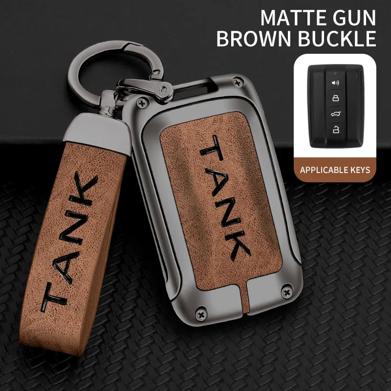 

Чехол для ключей с дистанционным управлением из цинкового сплава, чехол для Tank 300 500, защитный брелок с пряжкой, сумка, набор аксессуаров для интерьера