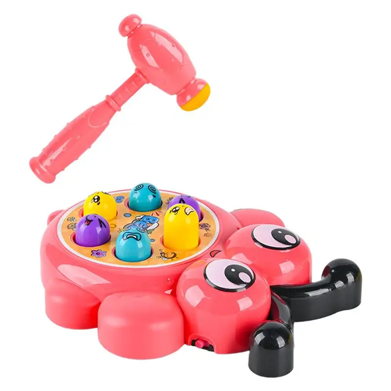

1 Set Children Plastic Mole Attack Game Toy Children Fun Playing Hamster Game Toy Early Learning Educational Toys