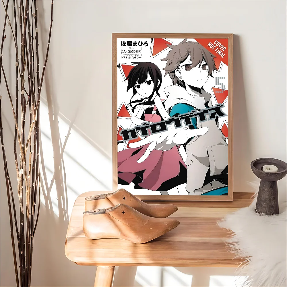 Аниме Kagerou Daze классические винтажные постеры Декор Картина на стену белая