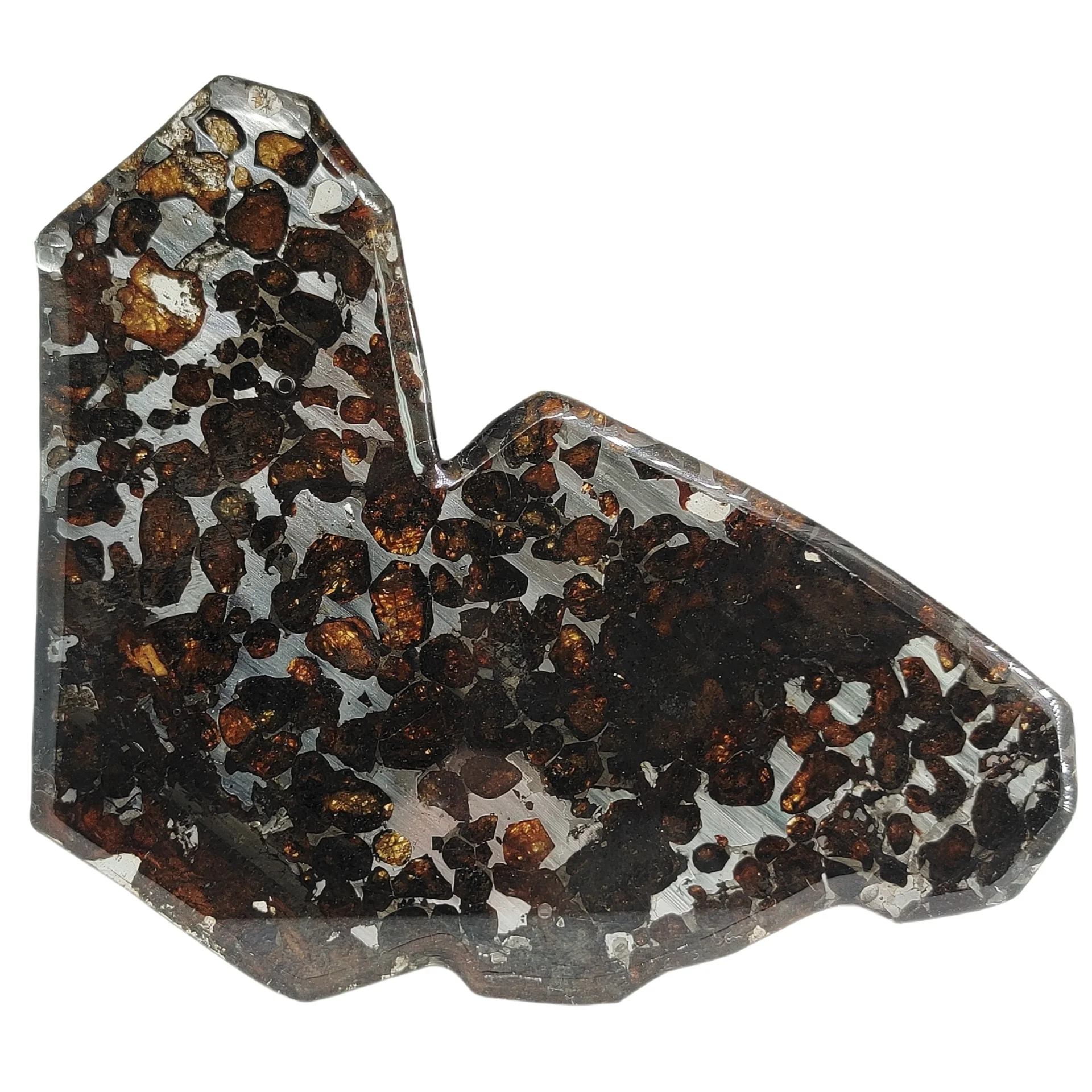 78 1 г серио палласти метеорит оливин ломтик натуральный коллекция образцов из