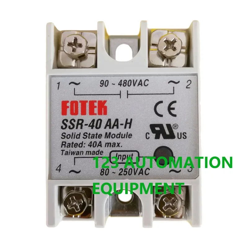 Аутентичные новые твердотельные реле FOTEK SSR-25AA 40AA 50AA 75AA-H 25A 40A 50A 75A SSR высокого