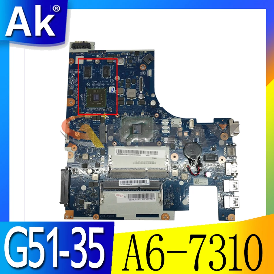 Akemy para Lenovo G5135 Bmwq3 Bmwq4 Nm-a401 Computador Portátil Placa-mãe A67310 2g Gráficos Discretos 100% Teste ok