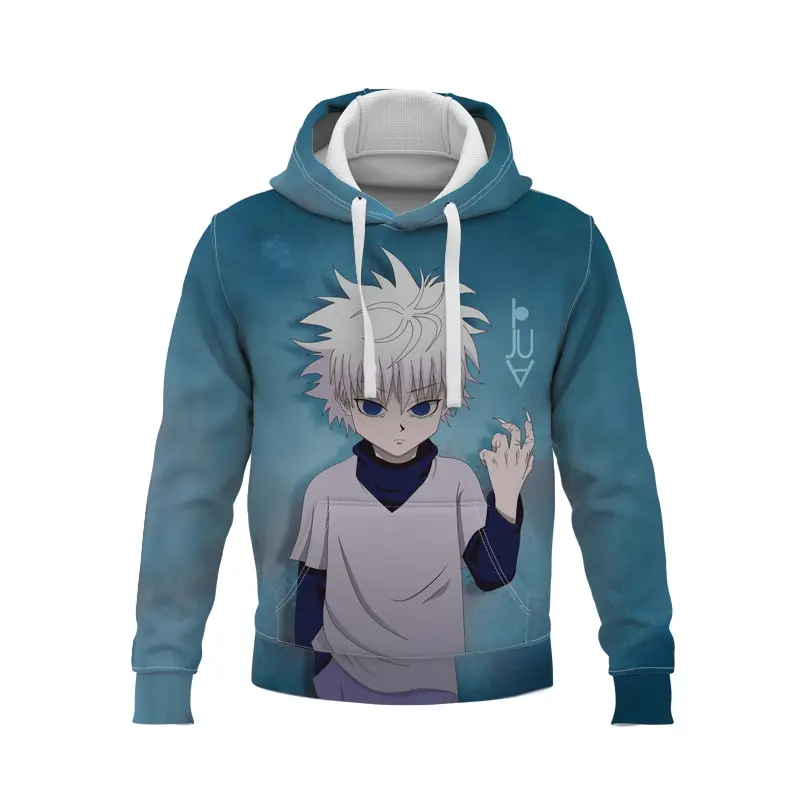 

New Hunter X Hunter Fashion Boys Hoodie 3D Print Oversized Anime Men Women Sweatshirts Hoodies Cute Casual Kids Clothing Tops