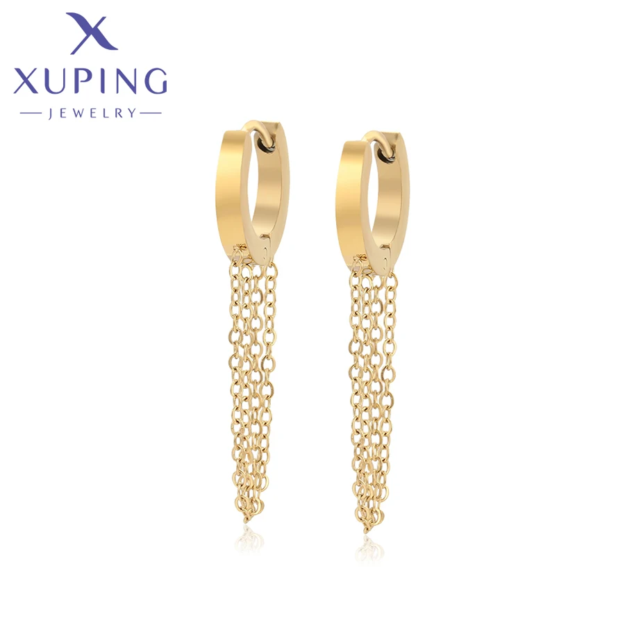 Серьги-кольца Xuping из нержавеющей стали