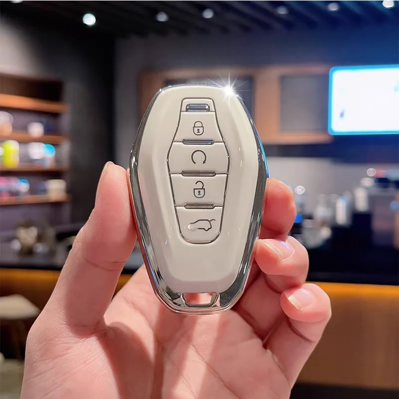 

Чехол для ключа автомобиля Jetour X70 Plus 2025-2026, брелок, защитный чехол, корпус, кольцо-держатель, фоб