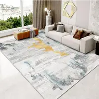 Modern Light Luxury Ink Painting Style Living Room Carpet Abstract Carpet Rugs for Bedroom Large Area Floor Mat Rugs Hallway Mat
