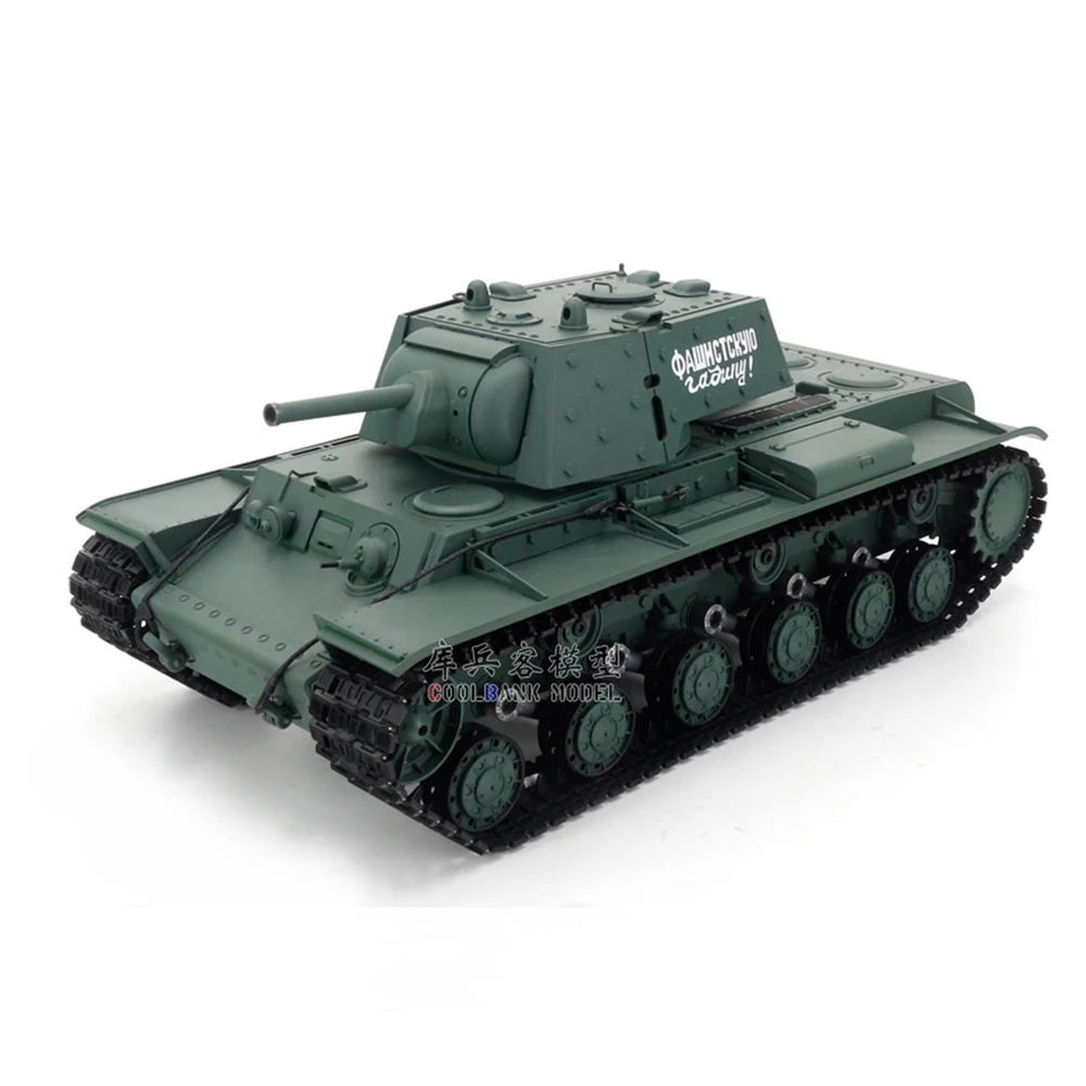 

Henlong 3878-1 Soviet Union KV-1'S RC Heavy Tank RC modle 1:16 Shootable Alloy Remote Control Electric Military Model Infrared B