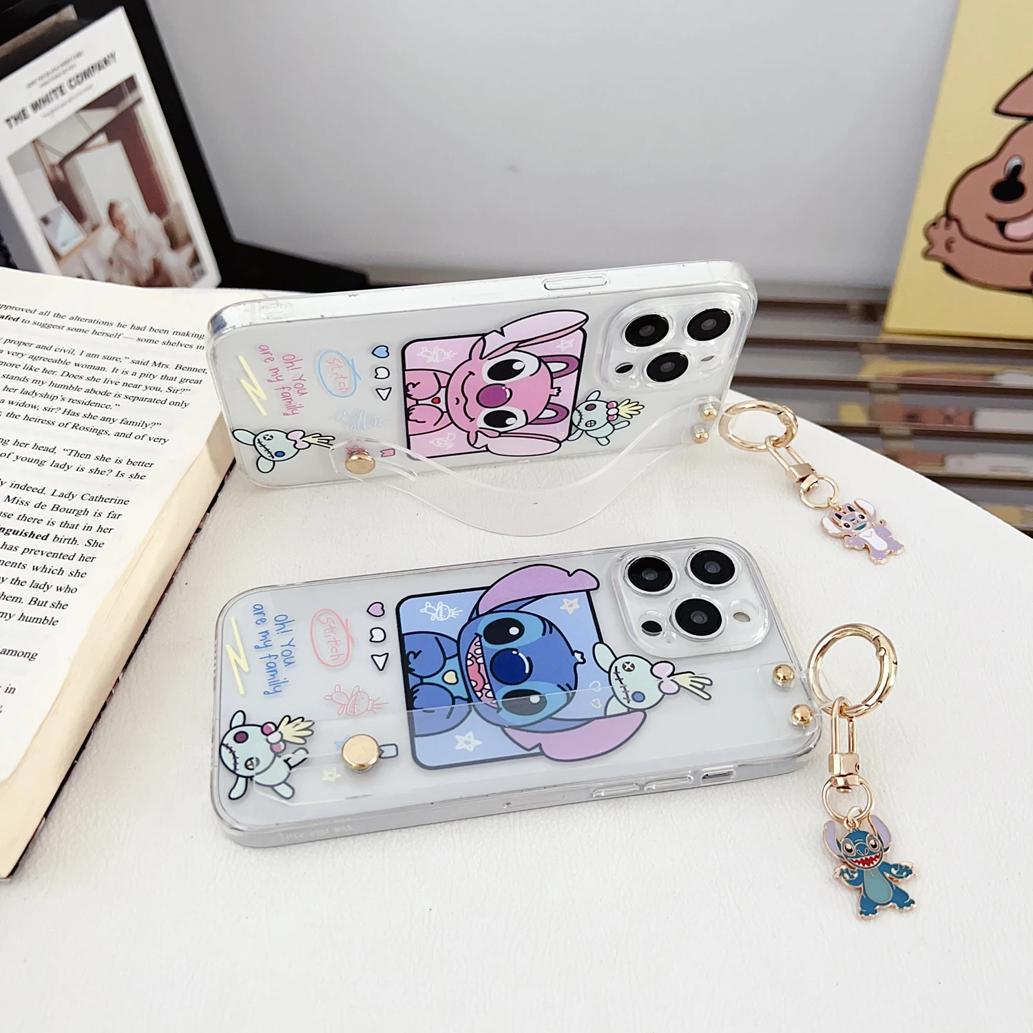 Для Xiaomi 10 11 12 13 Pro T lite Ultra Poco F3 F4 X3 M3 X4 X5 M4 C40 C50 M5 Чехол с вышивкой для пары ремешок на