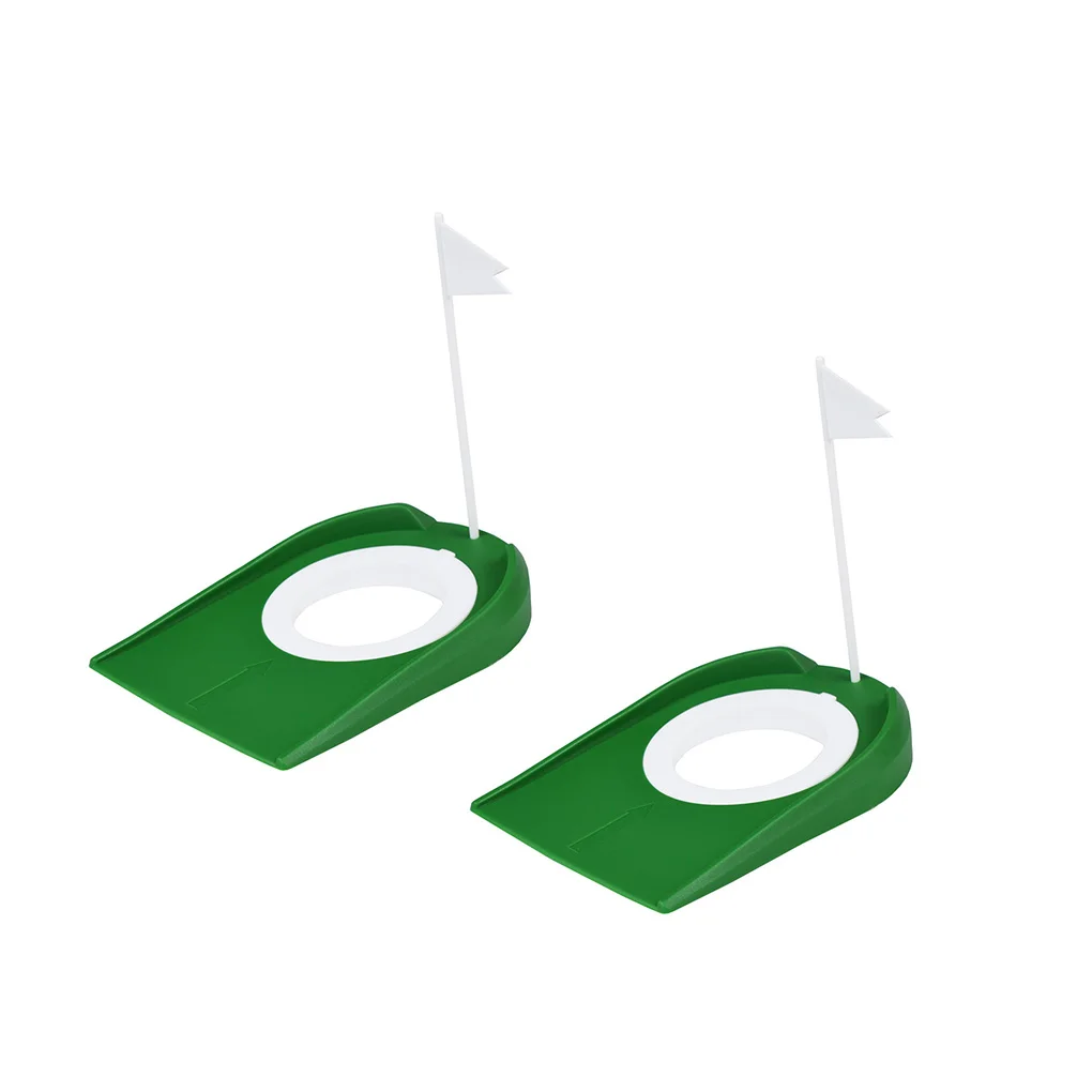 

Pack of 2 Golf Putting Cup Hole Putter Training Aid Trainer Supplies