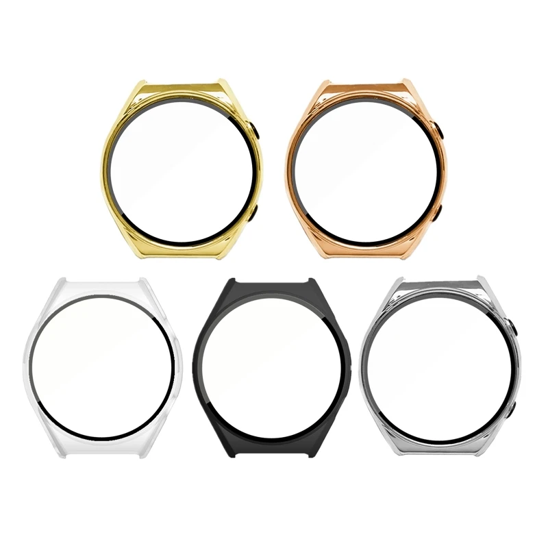 

Protector for xiaomiWatch S1 Slim Hard Case Cover Tempered Film One-piece Shell
