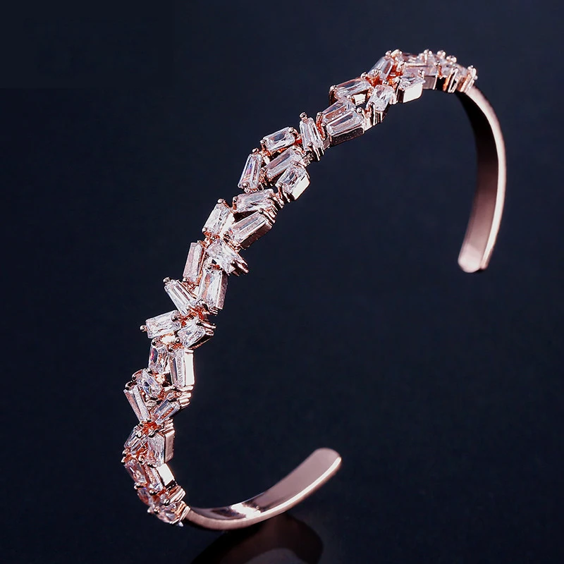 Модный Женский Браслет С Кубическим Цирконием Классический Геометрический