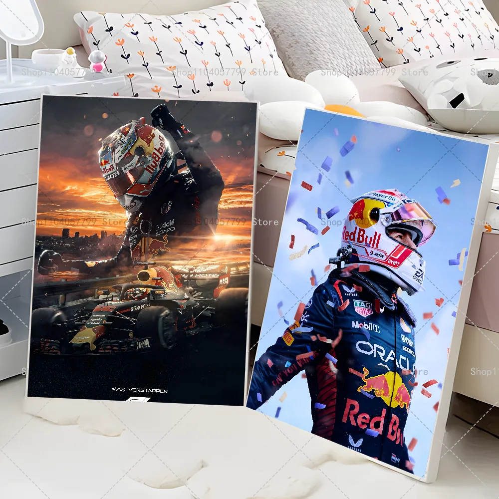 F1 M-Max Verstappen Poster Paper Print Home Living Room Bedroom Entrance Bar Cafe Art Painting Decoration