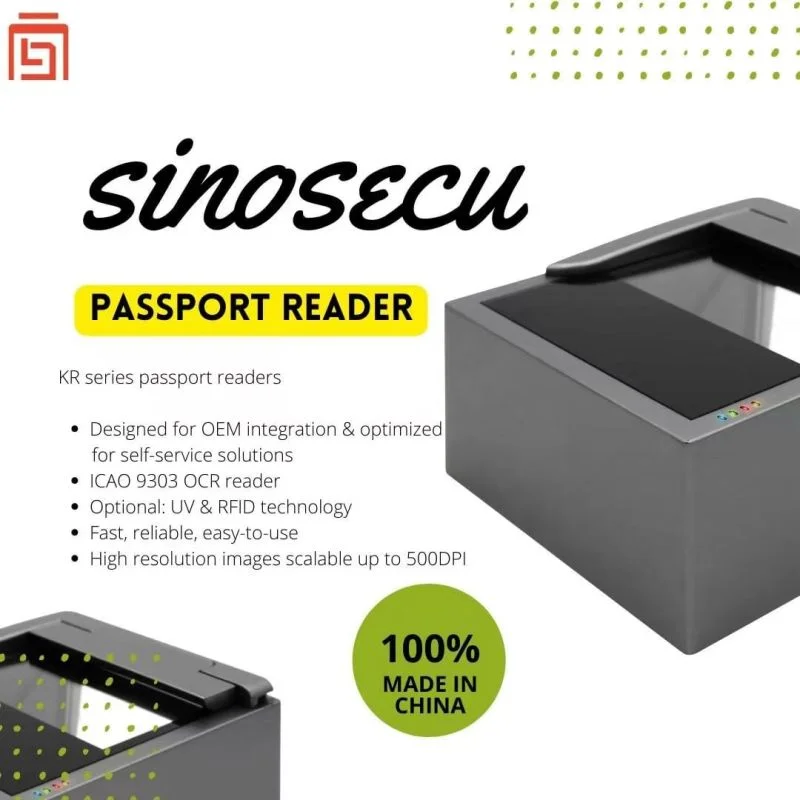 Поставщик сканера паспорта киоска SINOCECU сканер Airport OCR MRZ