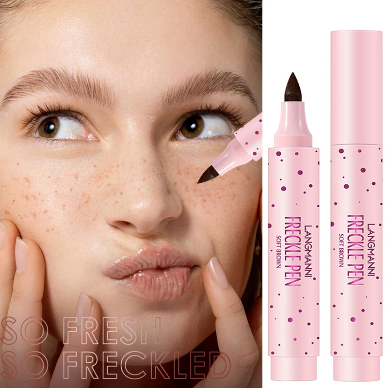 

Natural Lifelike Freckle Pen Makeup Freckle Fake Freckles Waterproof Foundation Long Lasting Dot Spot Freckles Pen Face Makeup