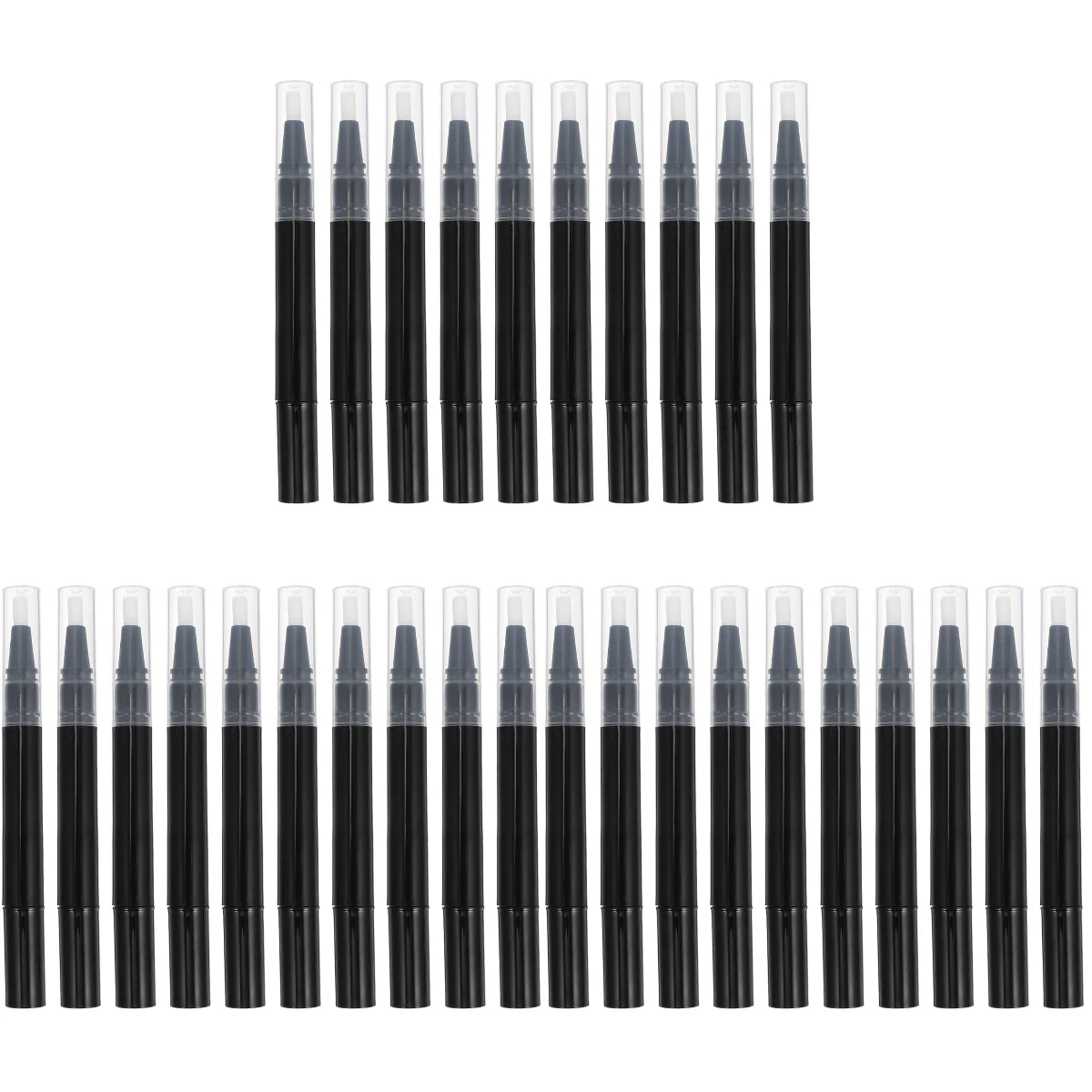 

30 pcs Rotating Empty Tube Pens Lip Gloss Containers Makeup Liquids Applicators