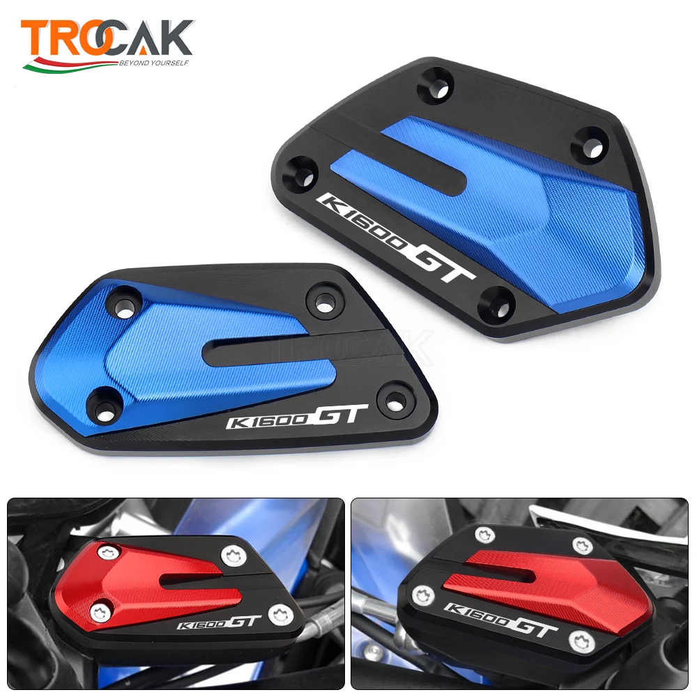 

Новинка для BMW K1600GTL k1600 gtl 2016 K1600GT 2016-2017 комплект крышек резервуара тормозной жидкости для переднего тормоза и сцепления аксессуары для мотоц...
