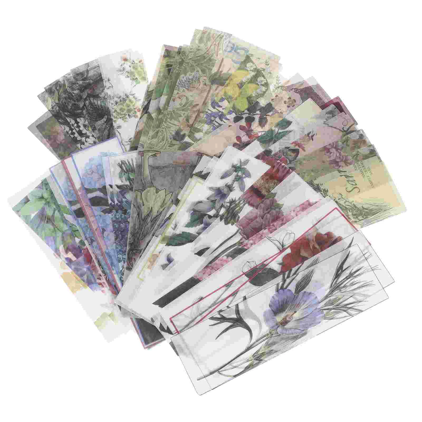 

2 Bags Hand Account Stickers Vintage Style Stickers Washi Paper Stickers