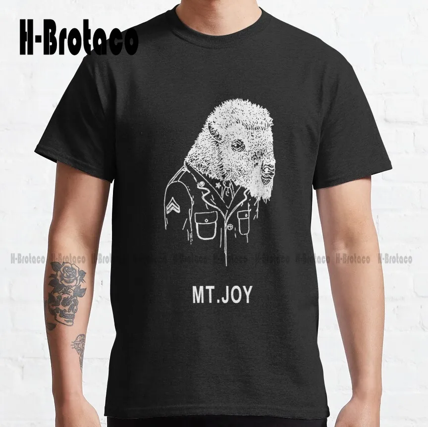 

Футболка Mt Joy Merch Мужская/Женская, Классическая рубашка с принтом буйвола, меняющая напитки, большие и высокие, модная футболка, лето