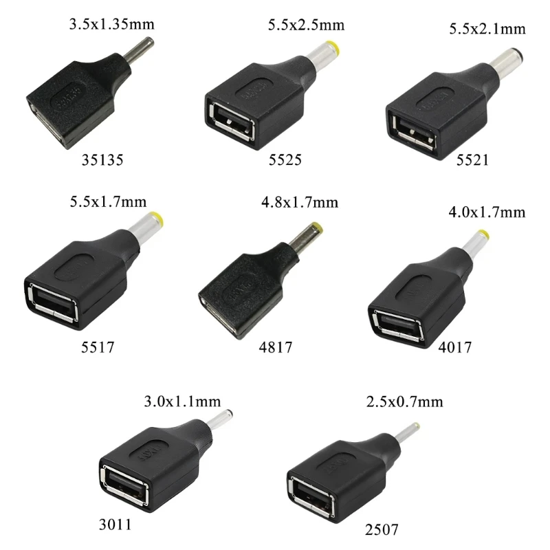Адаптер постоянного тока на 5 5x2 1 5x1 7 4 8x1 0x1 3 35 2 5x0 мм
