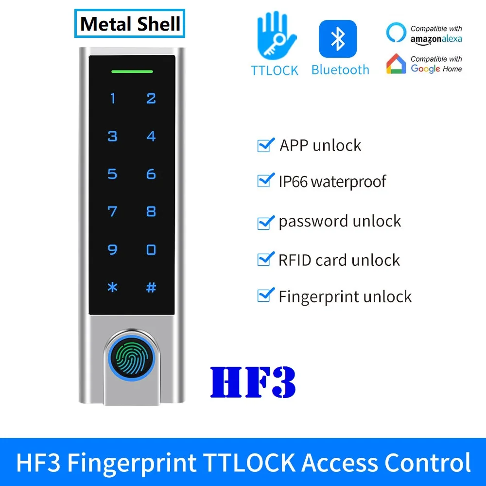 RFID Bluetooth клавиатура TTLOCK для контроля доступа K2/K2F/K3/K3F/K3Q/H3/HF3/G2