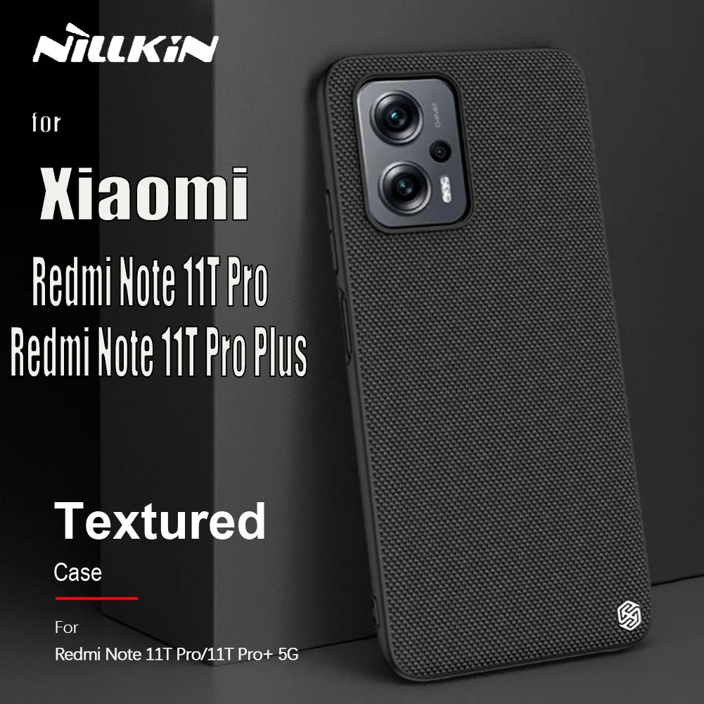 

Чехол Nillkin для Xiaomi Redmi Note 11T Pro Plus 5G, чехол NILKIN из текстурированного нейлонового волокна, мягкий ТПУ, жесткая панель, задняя крышка на Redmi Note 11T