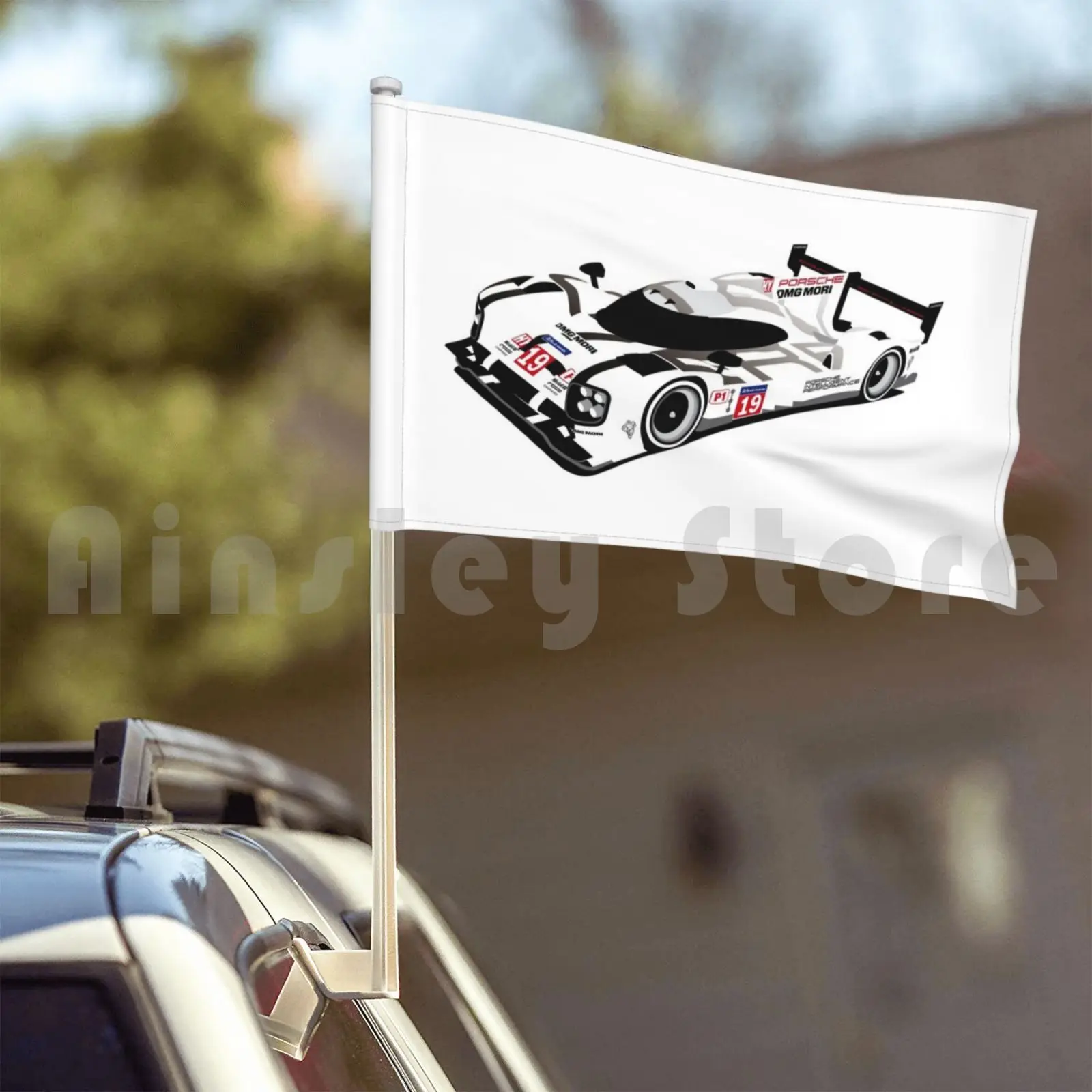 919 Le Mans 2015 Открытый Декор флаг автомобиль Танди Ник Lmp1 победитель |