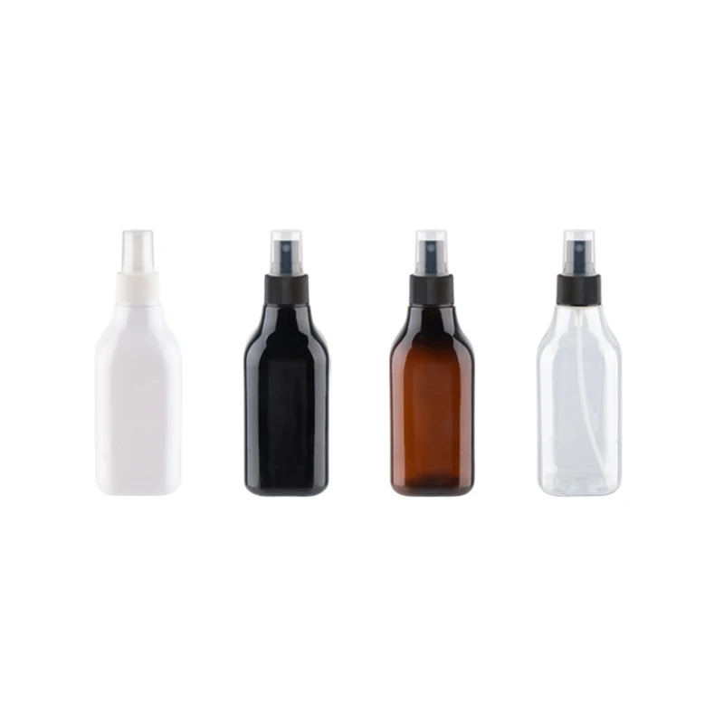 

200 мл черная пластиковая бутылка-спрей флакон для духов PET Дорожная бутылка с распылителем тумана легко нажимать косметические контейнеры п...