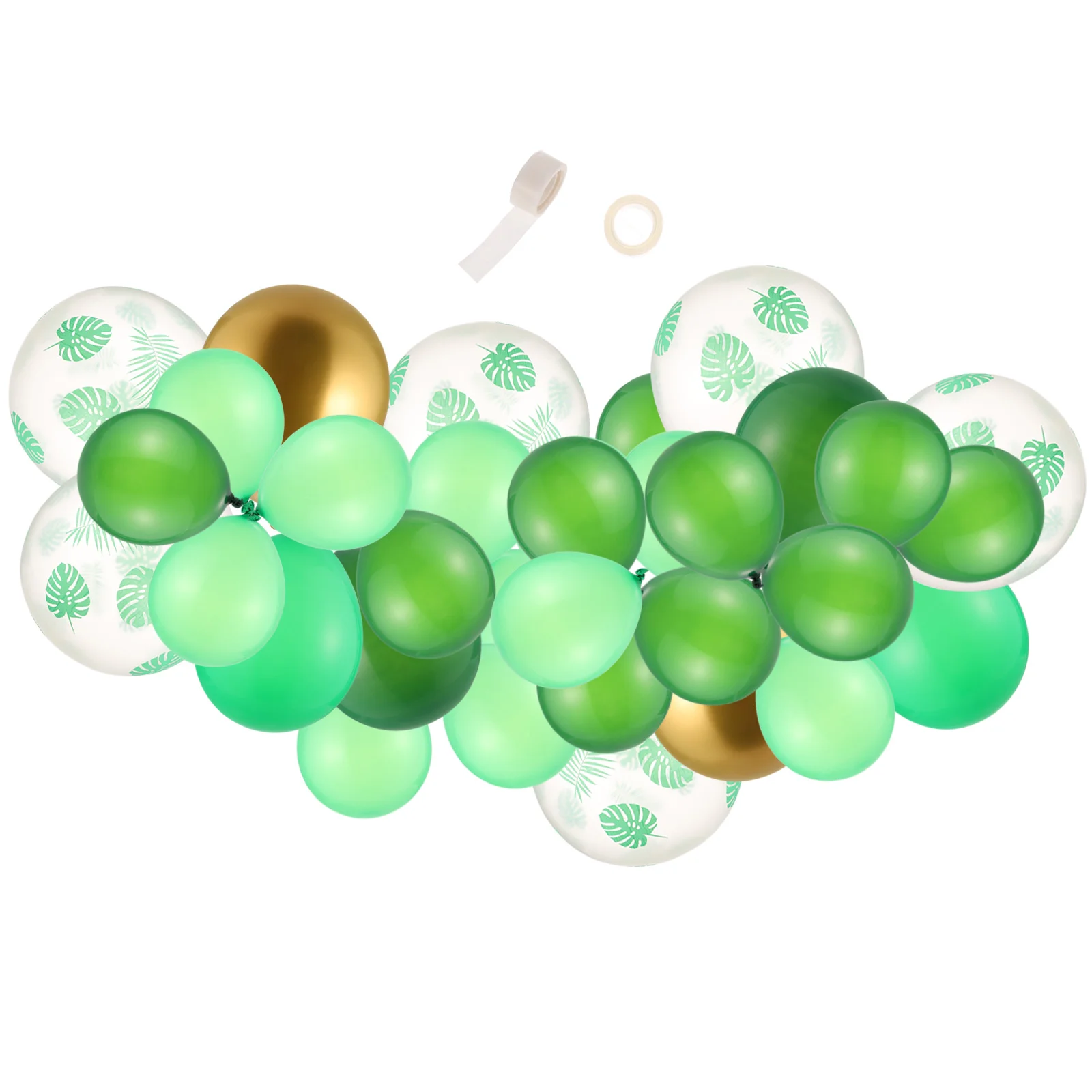 

1 Набор, воздушный шар с листьями монстеры, декоративные воздушные шары для вечевечерние в джунглях, воздушный шар для вечеринки
