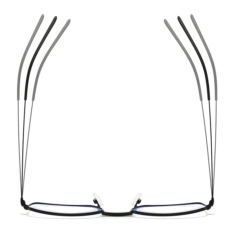 Мужские очки для дальнозоркости с защитой от синего спектра черная/золотая