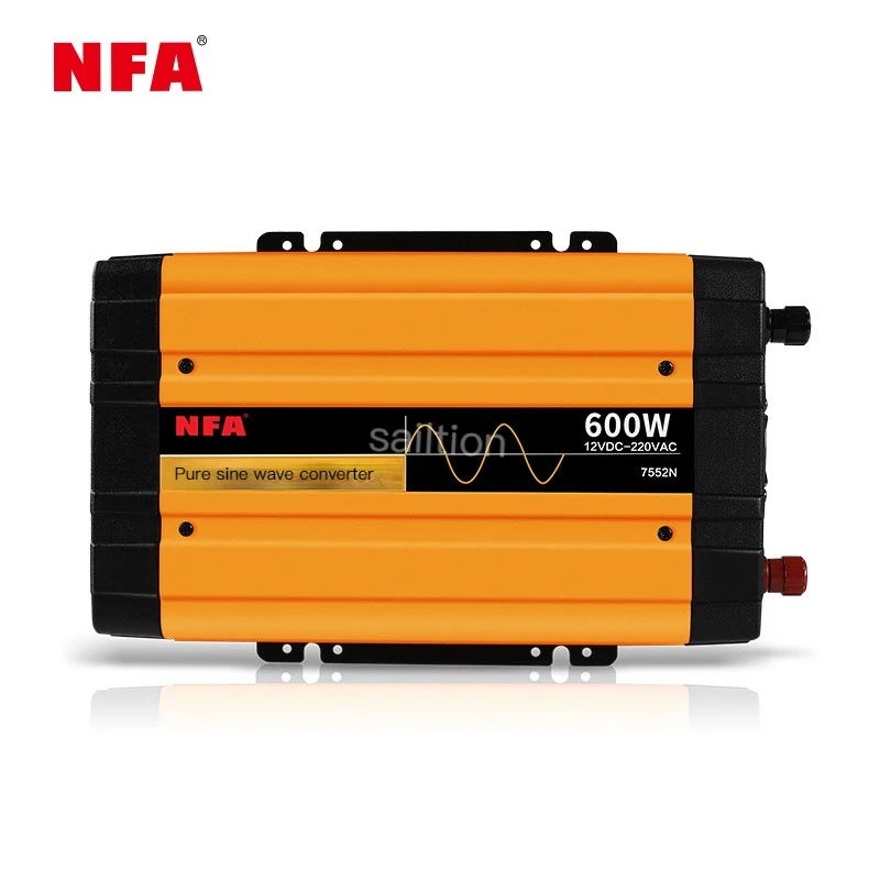 

The NFA vehicle inverter 12V /24V 48V to 220V/600W sine wave inverter, 7552N
