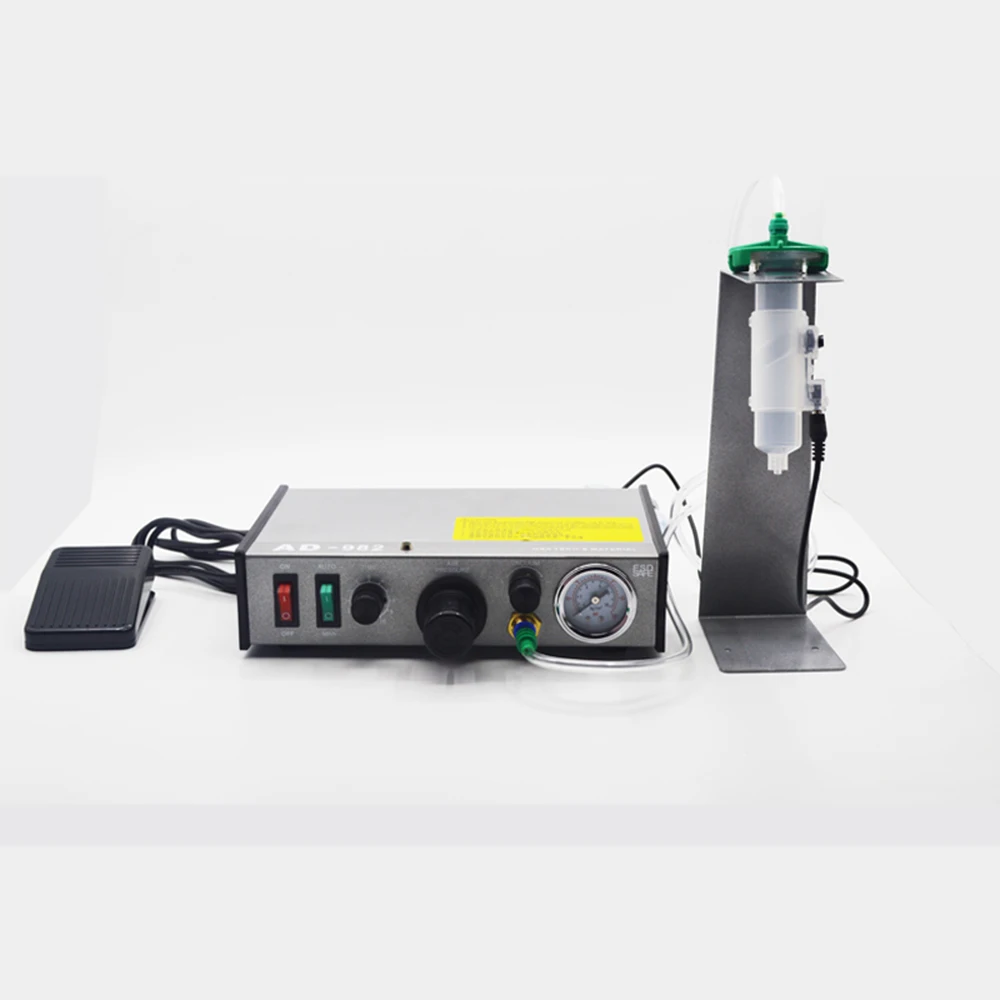 

110V 220V Semi-Auto Glue Dispenser PCB Solder Paste Liquid Controller Dropper Dispensing Controller Fluid Flux Dropper Dispenser