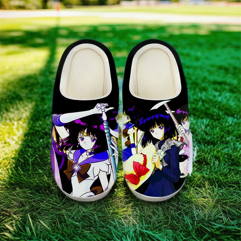 Тапочки для женщин и девочек унисекс аниме тапочки Сейлор Мун чибиуса милая