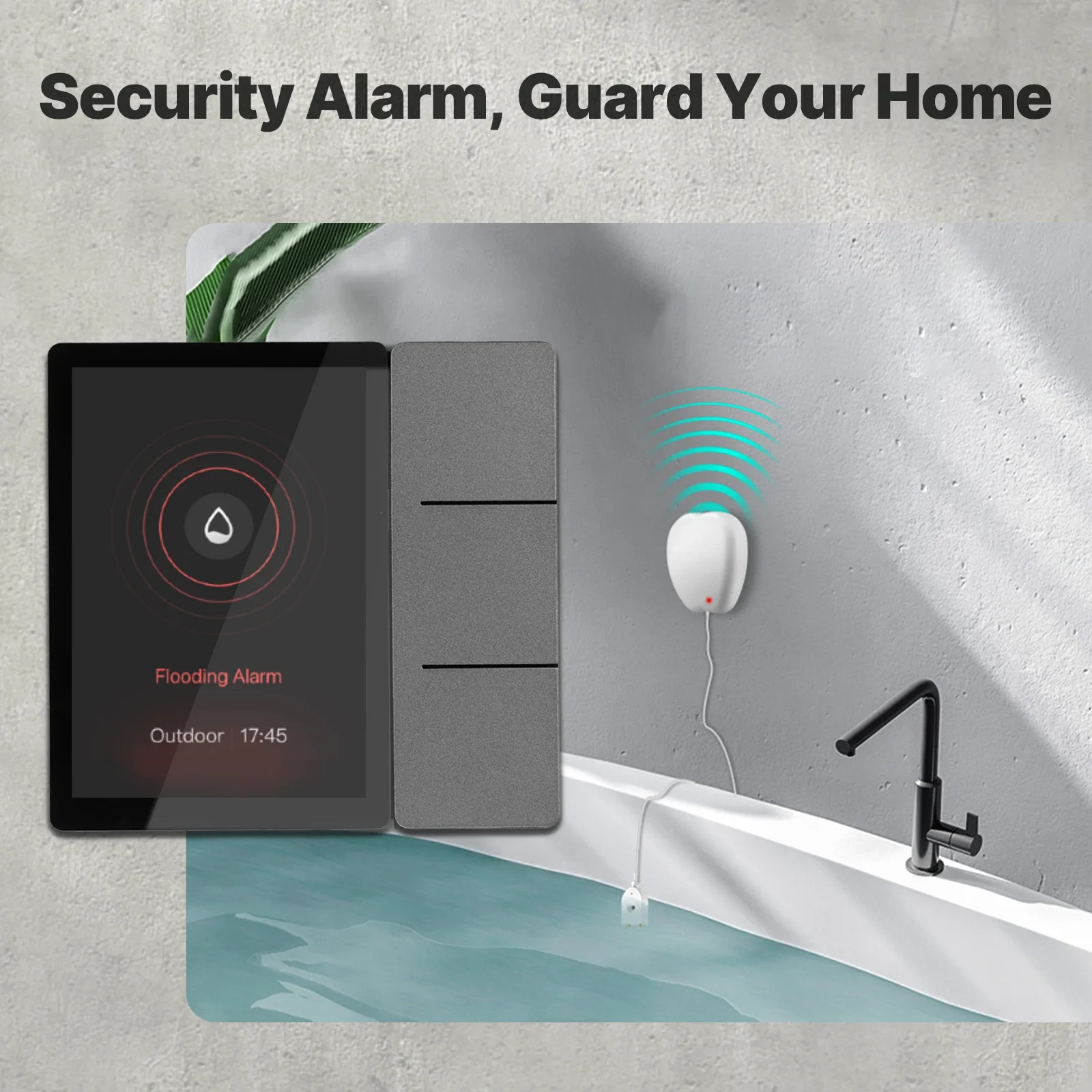 Умная сенсорная панель управления Tuya WiFi 3,5 дюйма, центральный экран, Bluetooth Sigmesh Hub, встроенные 3 реле, физические кнопки (art.: 3920dae1cdcca) - 3920dae1cdcca