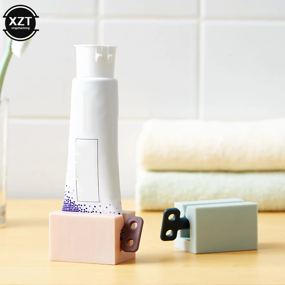 

Manual Roller Tube Toothpaste Squeezer Cosmetic Dispenser Facial Cleanser Holder Rolling Squeezing Dispenser Bathroom Supplies