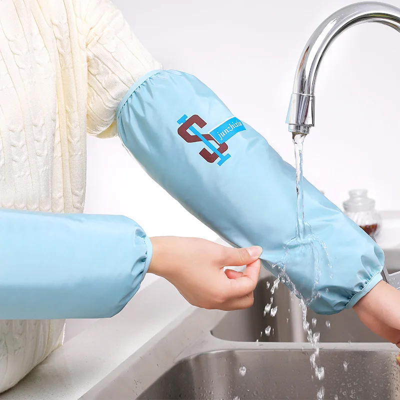 

Wrangel Spare Cover Ladies' Lengthened Waterproof Sleeves Men's And Women's Work Kitchen Oil-proof Dirty-proof Lovely
