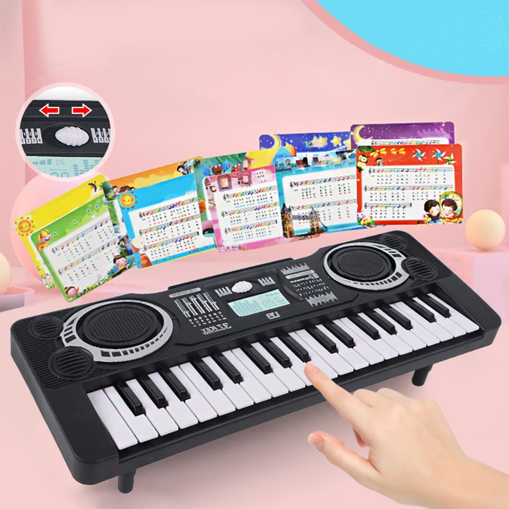 Keyboard Children Musical Instrument Led Display 37 Keys Dig