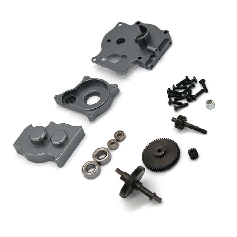 

Metal Transmission Gearbox Housing With Steel Gear For Xiaomi Suzuki Jimny 1/16 RC Crawler Car Upgrade Parts