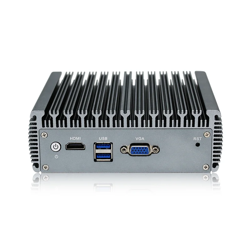 2.5G Router Celeron J4125 Fanless Mini PC 4 Intel i225V3 2500M Nics 2xDDR4 HD-MI VGA pfSense OPNsense Ubuntu VPN Firewall Server |