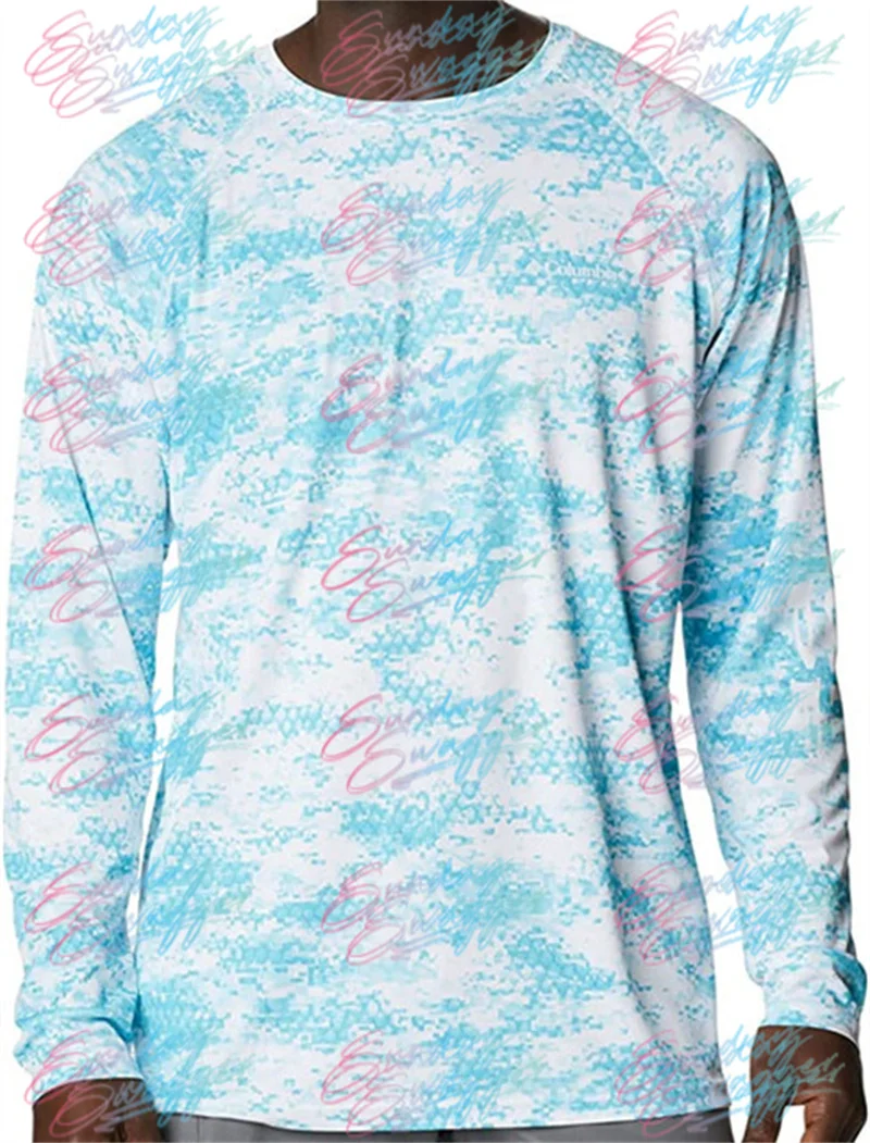 

Columbia PFG Terminal Tackle Long-Sleeve T-Shirt for Men Fishing Shirt Boy Outdoor UV Coat Upf 50 Fishing Sunscreen Daiwa Waders