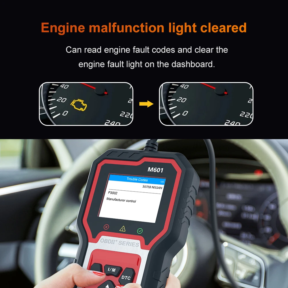 OBD2 сканер Live Data Professional Mechanic OBDII диагностический инструмент для считывания кодов для проверки освещения двигателя (art.: 3920cdecb7f1d) - 3920cdecb7f1d