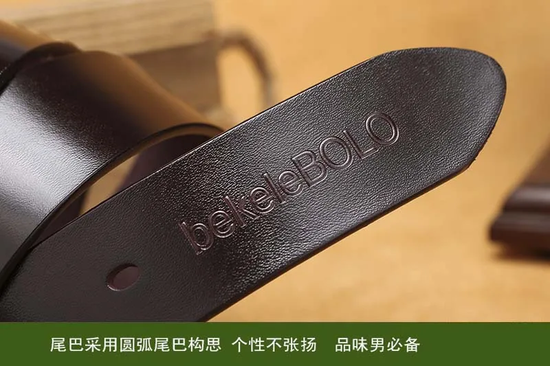 Ремень из натуральной коровьей кожи мужской 3 5-105 см | Аксессуары для одежды