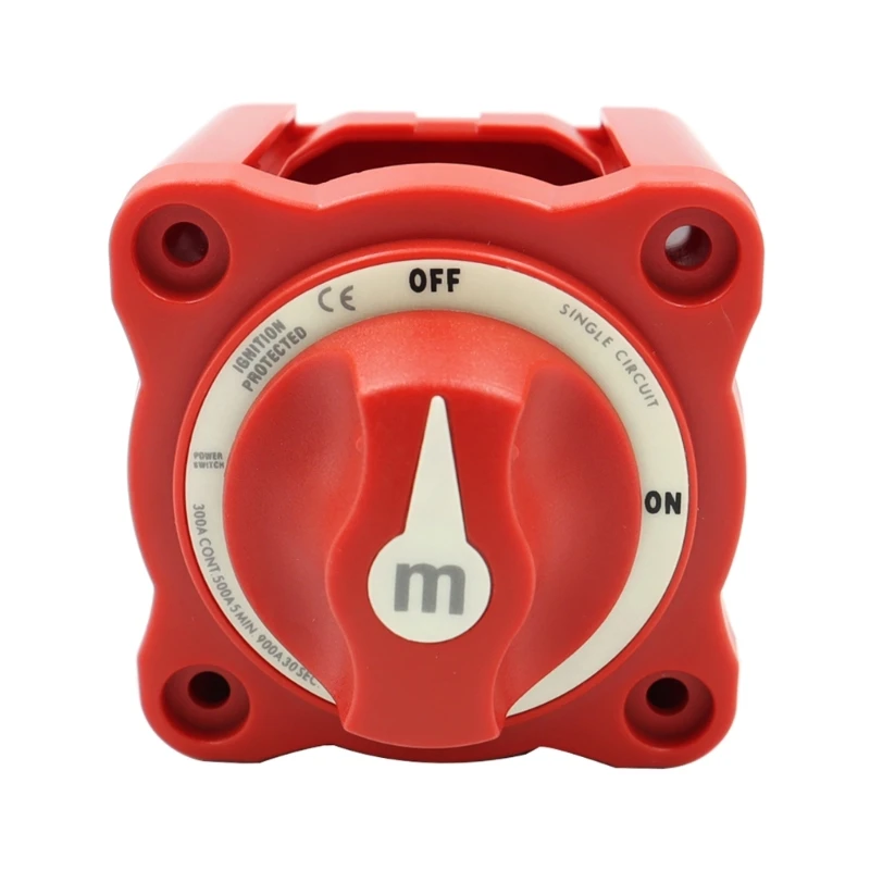 

Power ON/Off Disconnect Switch 300A Ignition Protected Heavy Duty Cutoff Switch for RV- -Marine & Automotives-