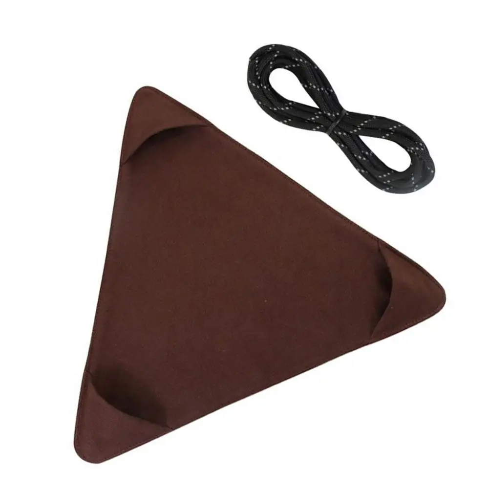 

1 Set Canvas Camping Stool Cloth Tear Resistant Lightweight Waterproof Triangle Hiking Stool Cloth for Outdoor