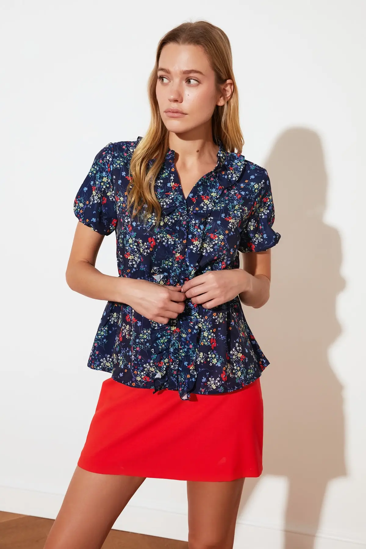 

Trendyol Frilly Shirt TWOSS21GO0617