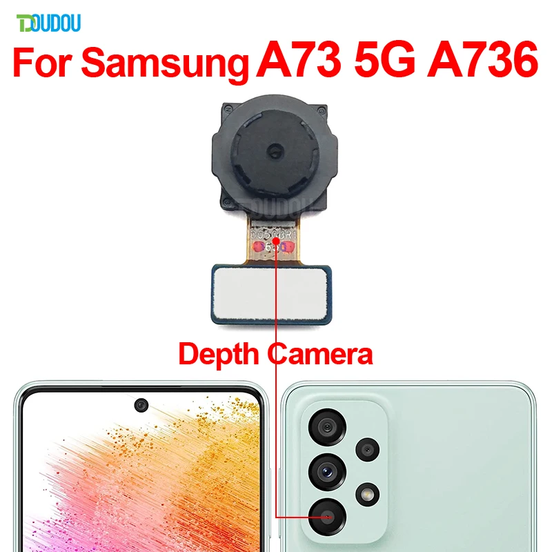 A73 5G Модуль передней и задней камеры для Samsung SM-A736B A736B/DS Замена гибкого кабеля