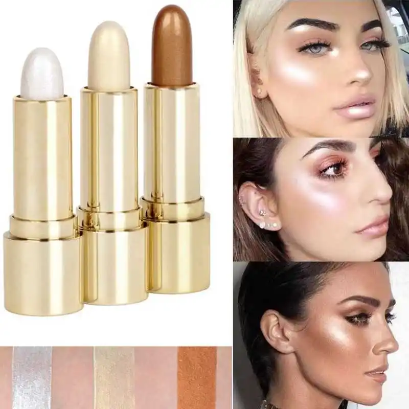Brighten Skin Face Makeup Bronzers Highlight Contour Face Illuminator Cosmetic