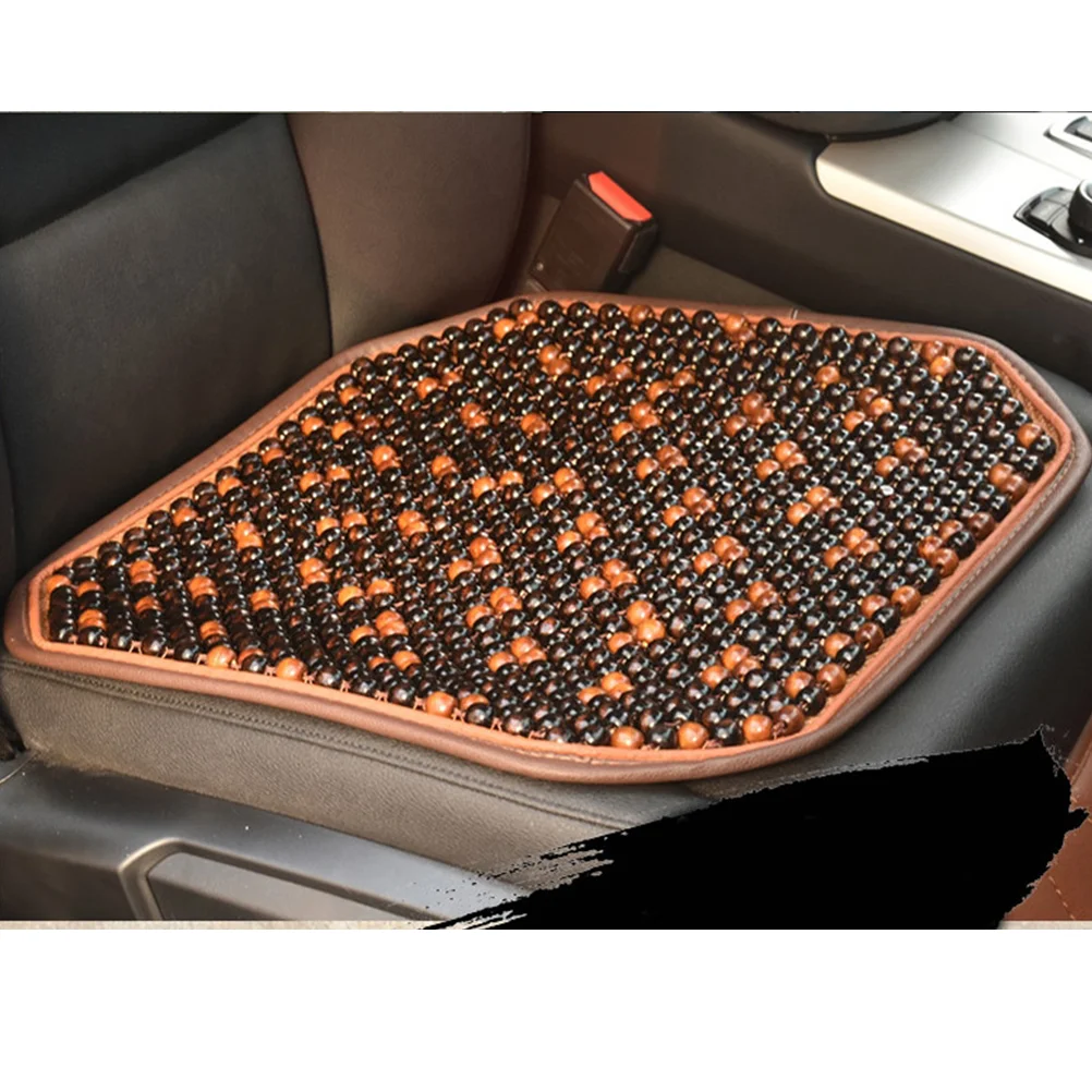 

Wood Bead Seat Cover Summer Sets Cars Cushion Carseat Covers Automobiles