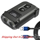 NITECORE TINI2 с UAC20 USB-C кабель 500 люмен встроенный Батарея Перезаряжаемые светодиодный брелок фонарик Открытый Отдых Ежедневно EDC